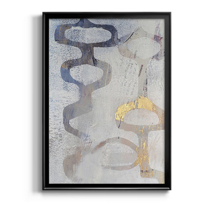 Linx I - Modern Framed Canvas Print