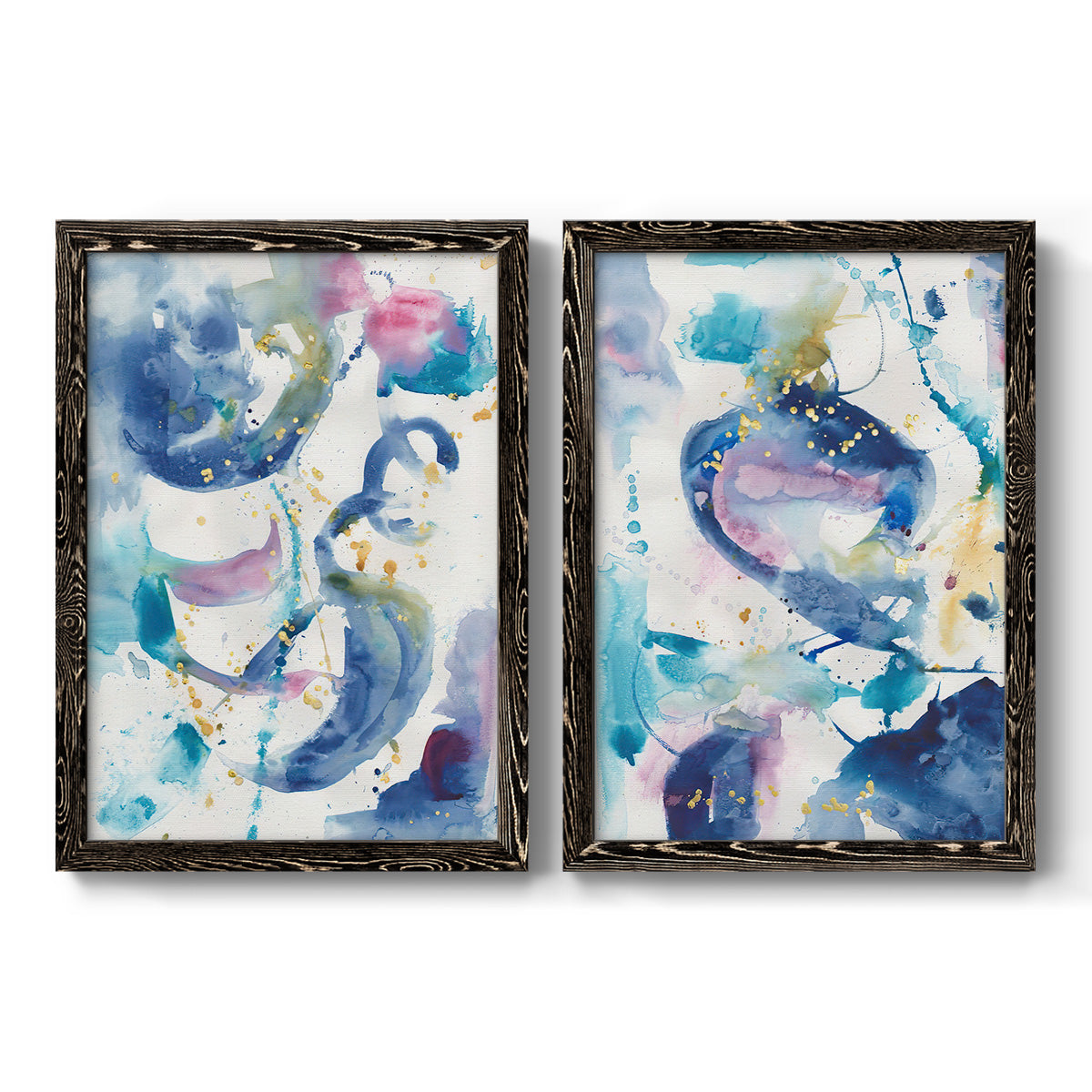 Fiesta I - Premium Framed Canvas 2 Piece Set - Ready to Hang