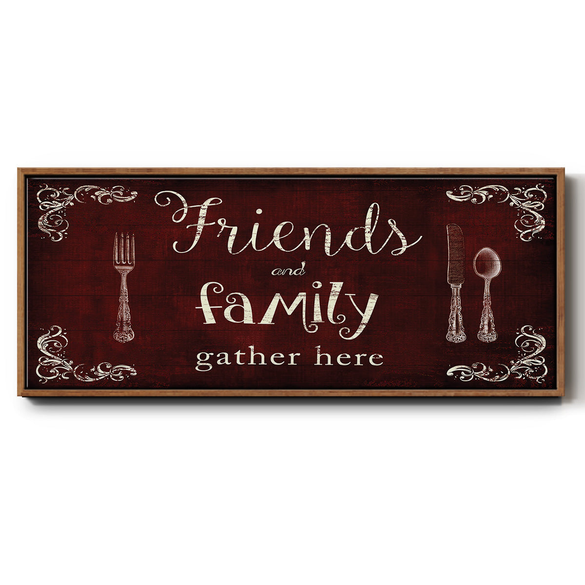 Friends and Family - Floater Framed Canvas Print