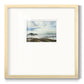 Abstract Rigid Coast Landscape - Double Matboard Framed Print