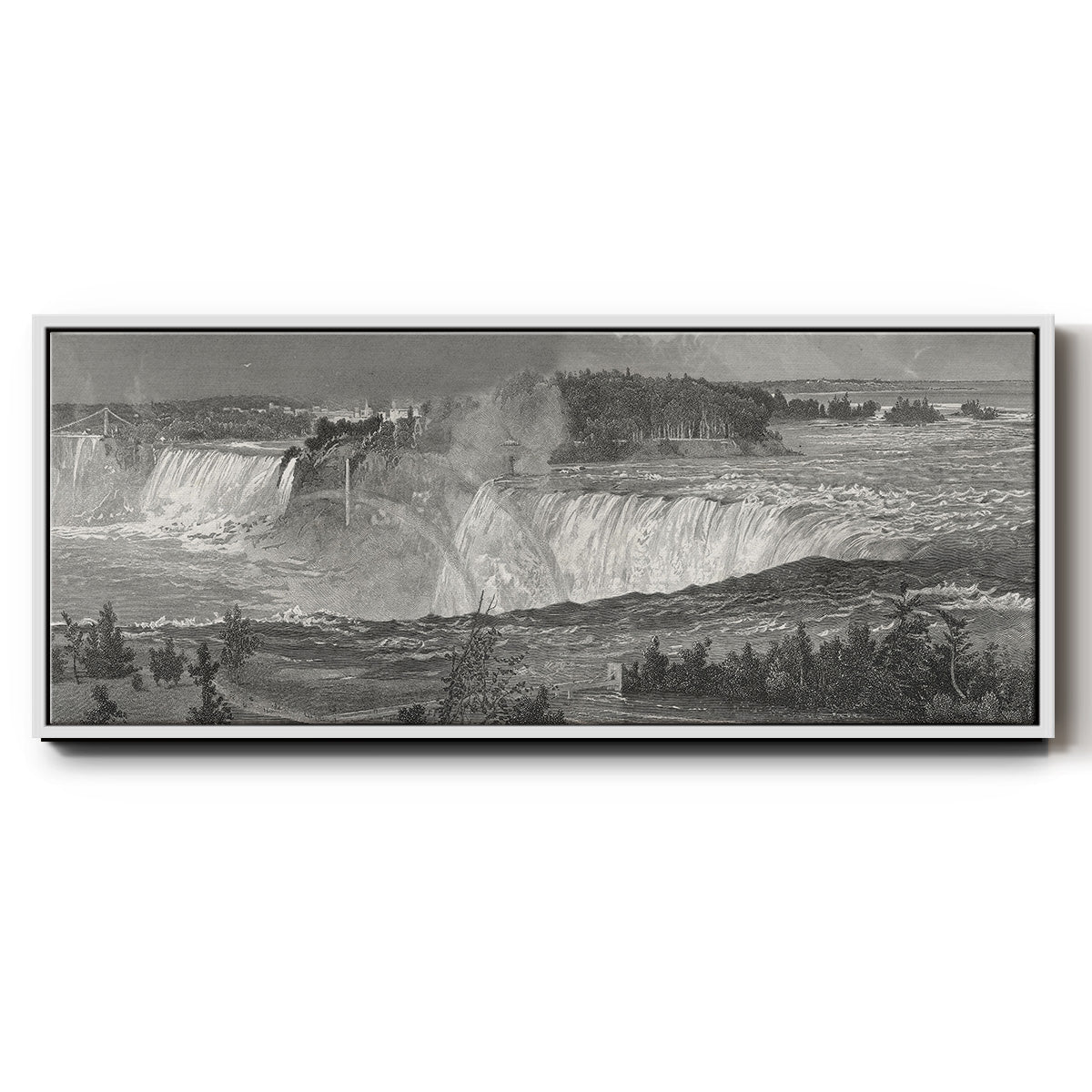 Niagara - Floater Framed Canvas Print