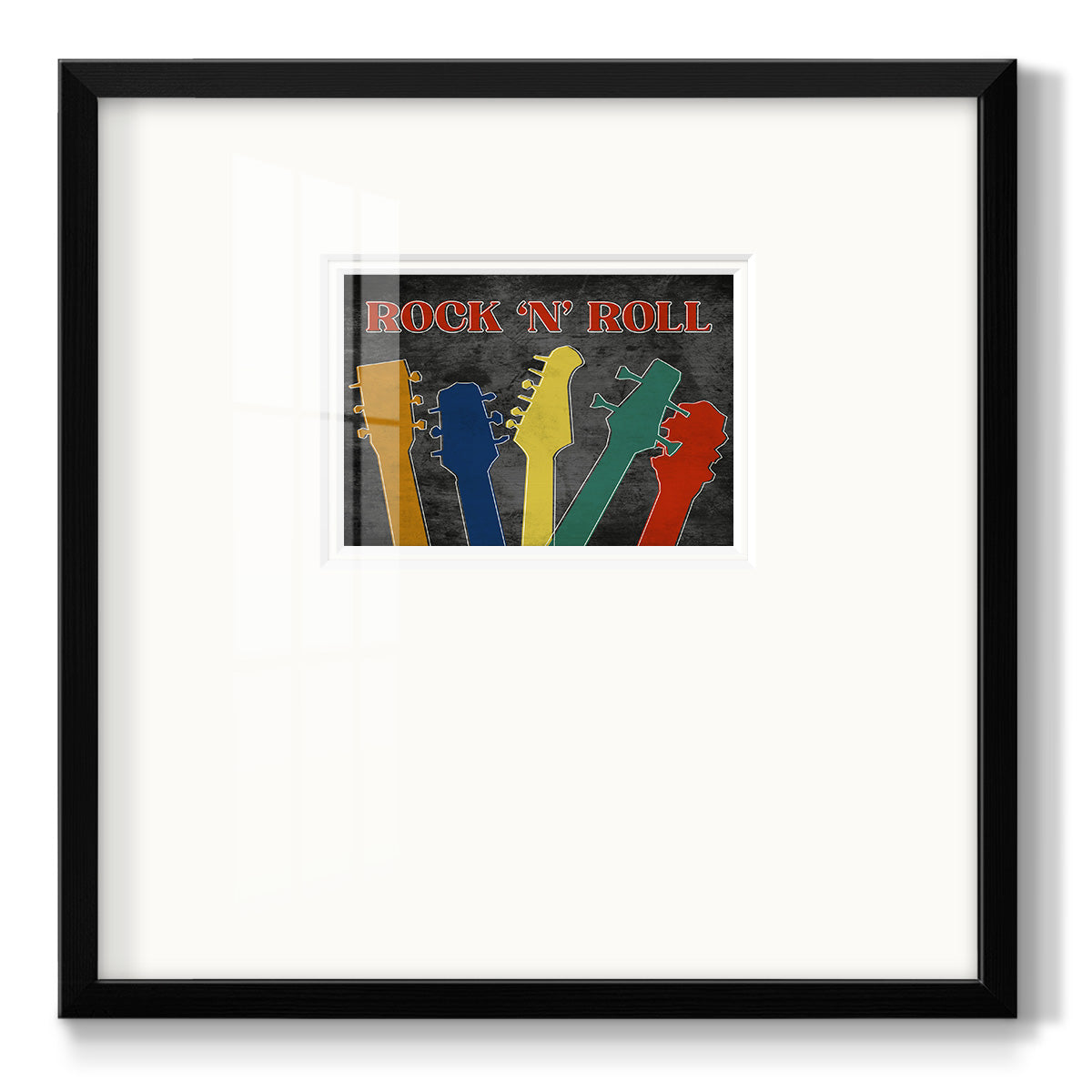 Rock and Roll - Double Matboard Framed Print