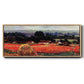 The Poppy Blumenfeld (The Barn) - Floater Framed Canvas Print