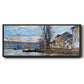 The Seine at Lavacourt, Winter, 1879 - Floater Framed Canvas Print