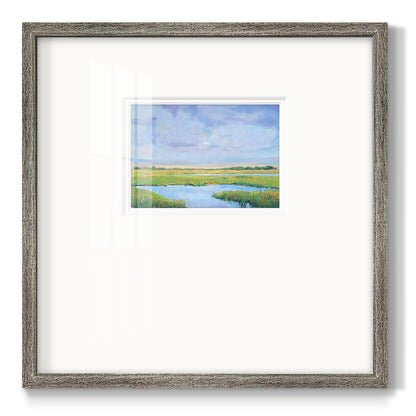 Summer Marsh I - Double Matboard Framed Print