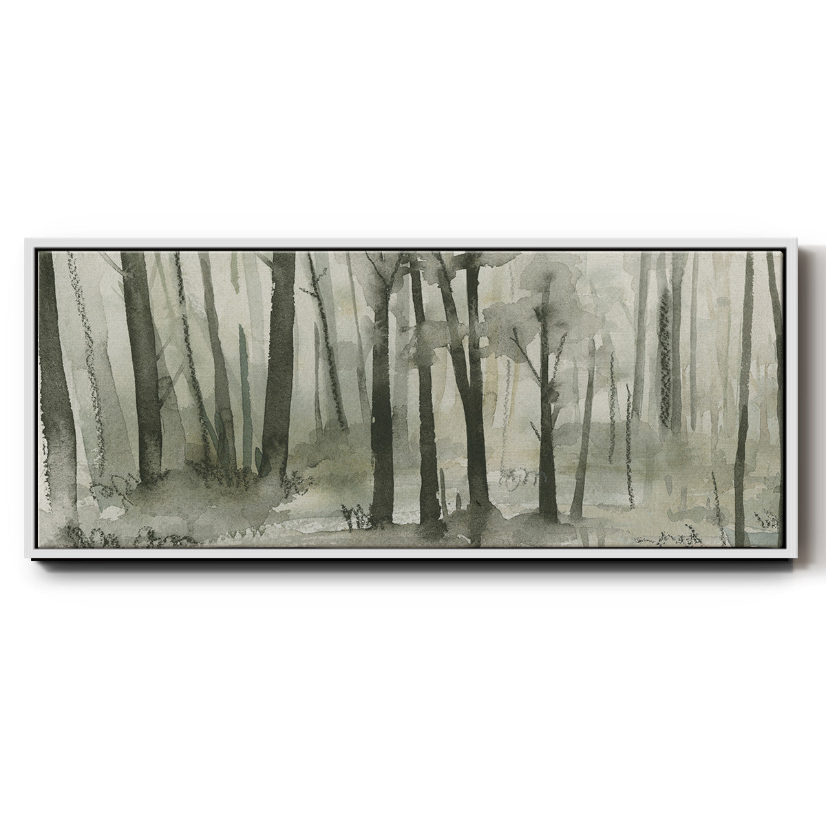 Into the Woods I - Floater Framed Canvas Print