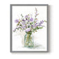Purple Passion I - Restickable Framed Art Print