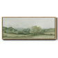 Vintage Landscape Sketch II - Floater Framed Canvas Print