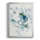 Ice Cavern III - Modern Framed Canvas Print