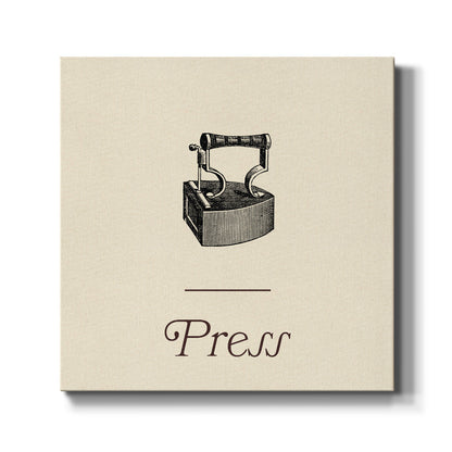 Laundry Sign III - Canvas Art Print