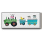 Cute Farm - Floater Framed Canvas Print