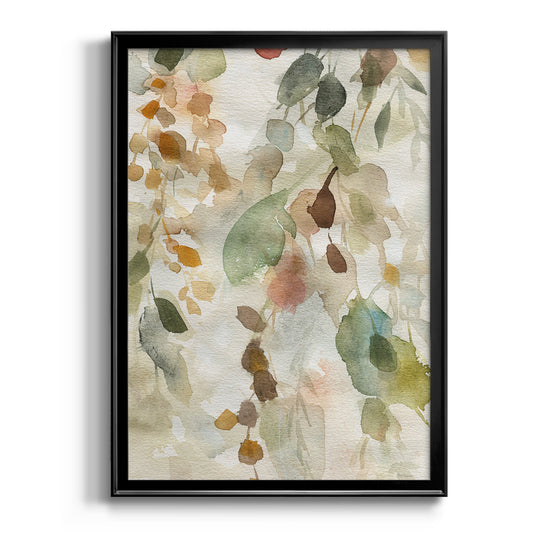 Cascading Nature I - Modern Framed Canvas Print