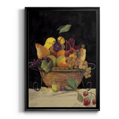 Fruit Basket II Revisit - Modern Framed Canvas Print