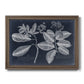 Foliage on Navy IV Premium Framed Canvas- Ready to Hang