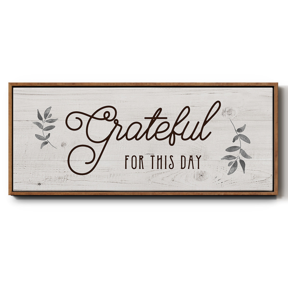 For this Day - Floater Framed Canvas Print