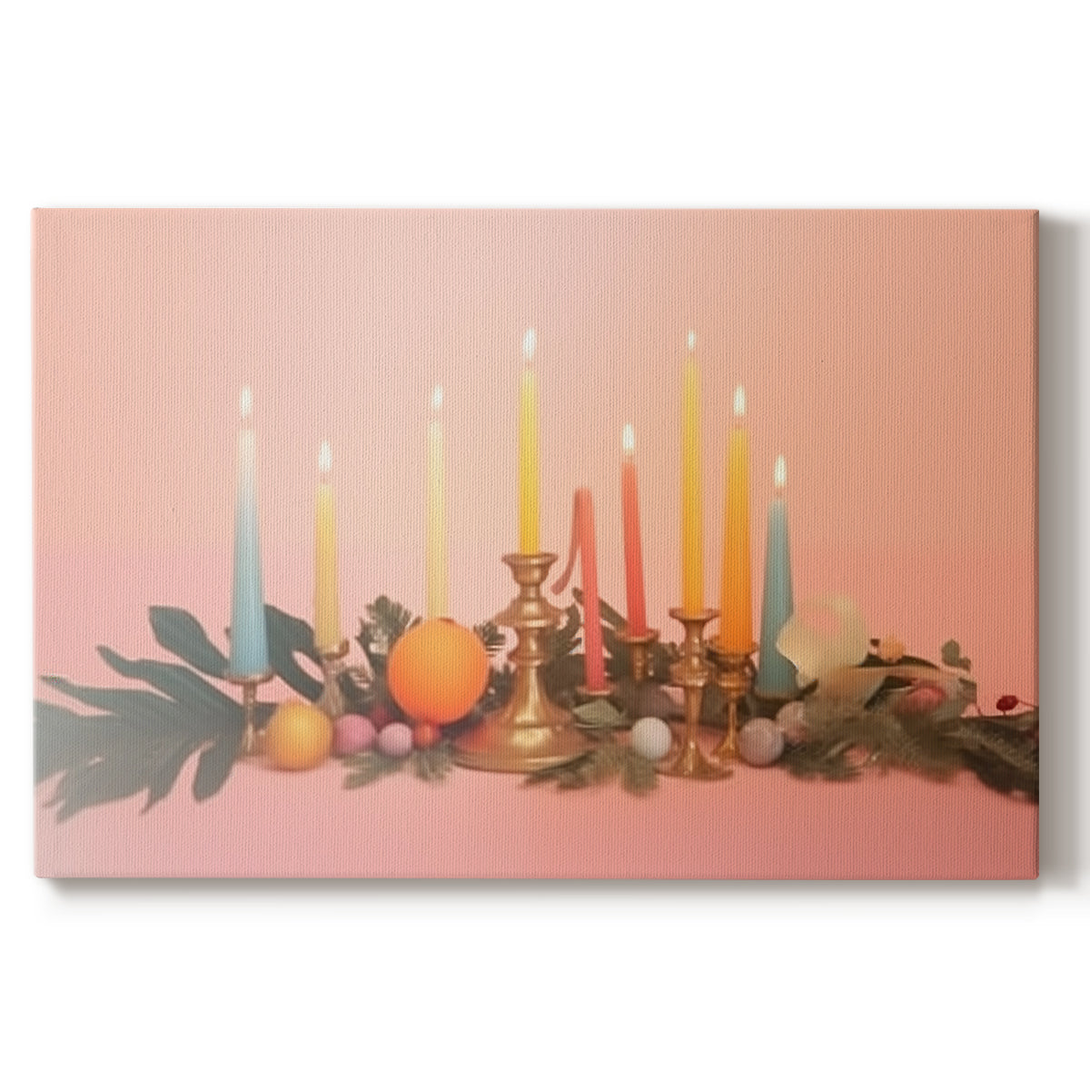 Crimson Whisper of Skies - Canvas Art Print