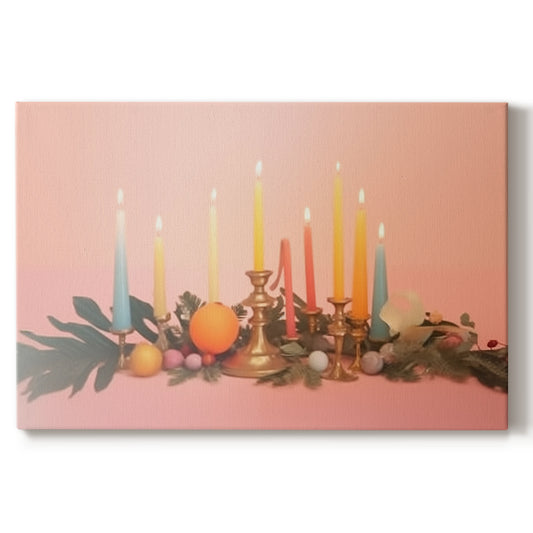 Crimson Whisper of Skies - Canvas Art Print