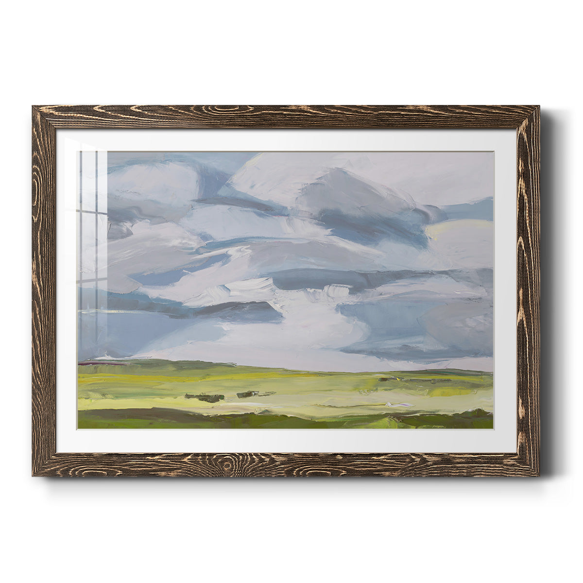 Lightbreak - Barnwood Framed Art Print