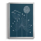 Graphic Alliums II - Modern Framed Canvas Print