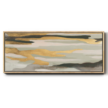 Golden Valley Sands II - Floater Framed Canvas Print