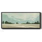 Farmland Study III - Floater Framed Canvas Print