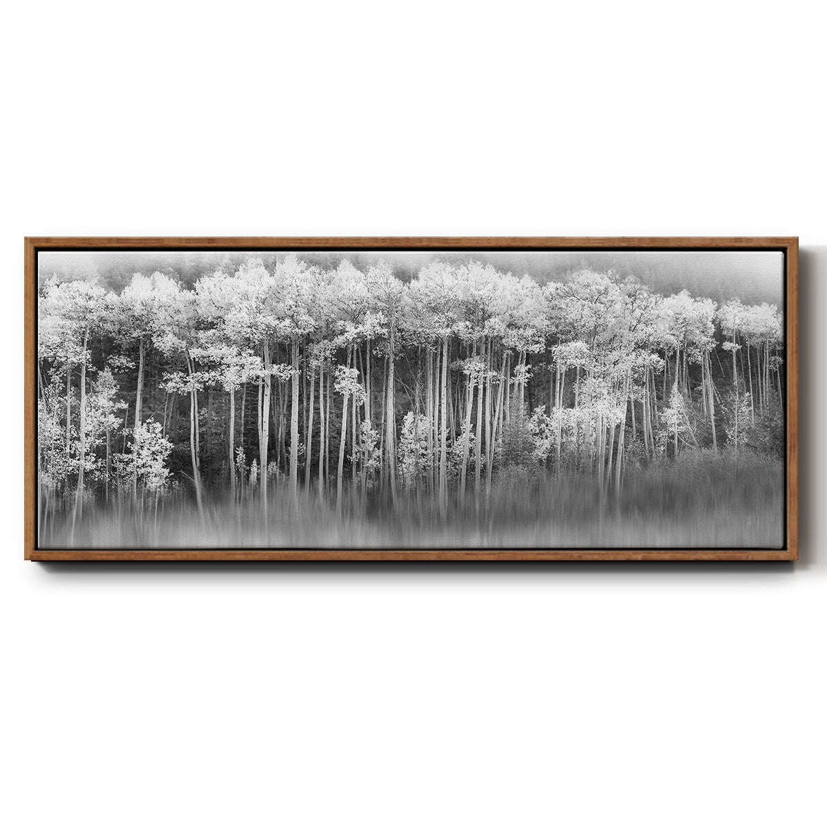 Dreamy Aspen - Floater Framed Canvas Print