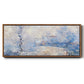 The Entrance to Giverny Under the Snow, 1885 - Floater Framed Canvas Print