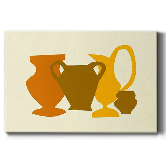 Posing Pottery II - Canvas Art Print