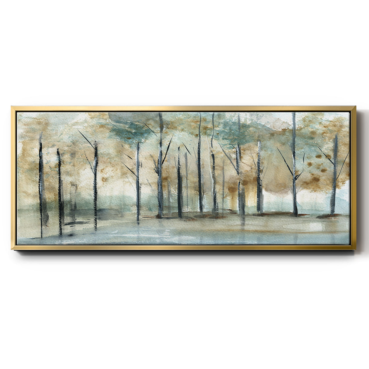 Debruce Light - Floater Framed Canvas Print