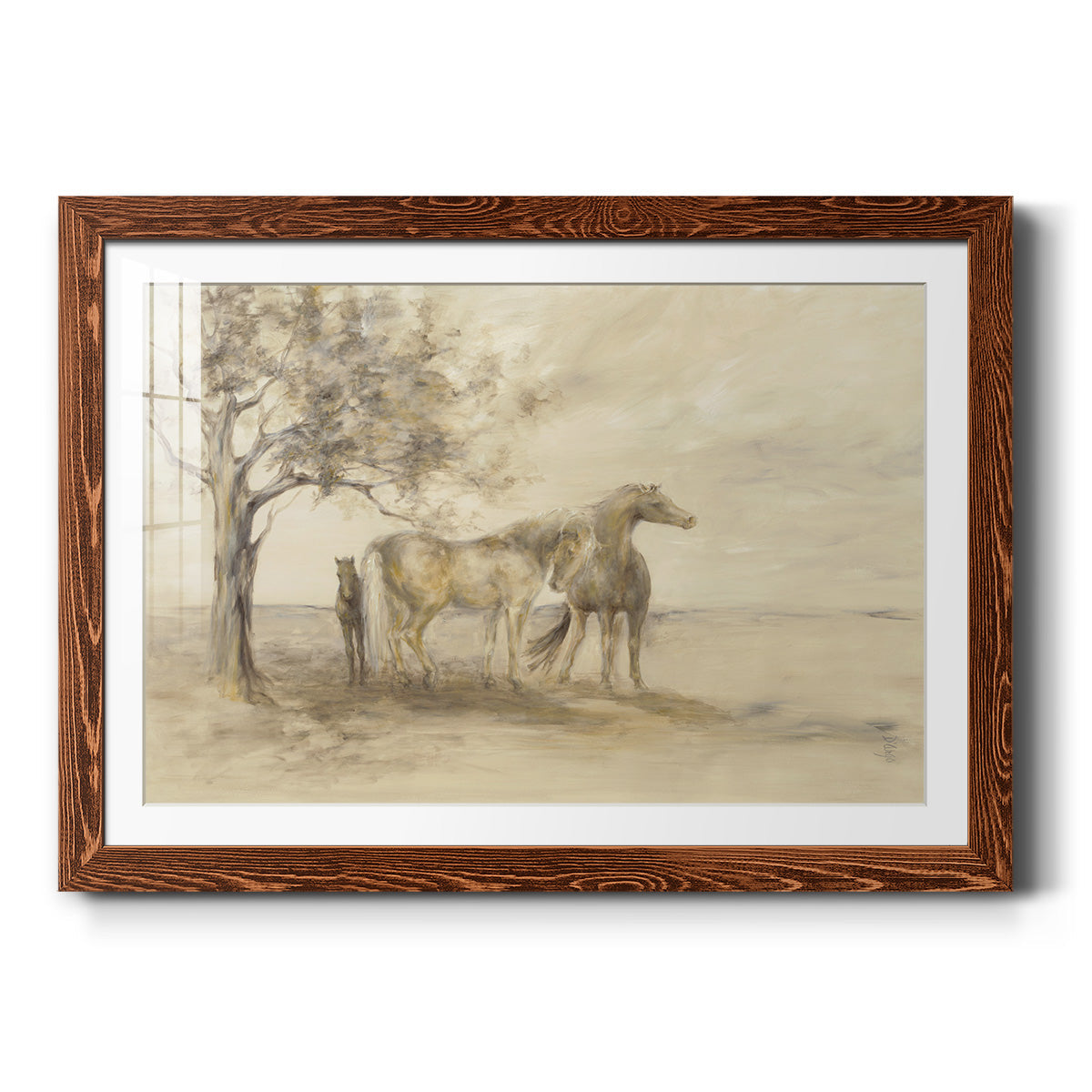 Family Tree - Barnwood Framed Art Print