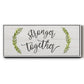 Stronger Together - Floater Framed Canvas Print