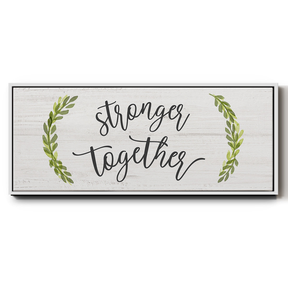 Stronger Together - Floater Framed Canvas Print