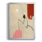 Terra Rosa Abstract II - Modern Framed Canvas Print