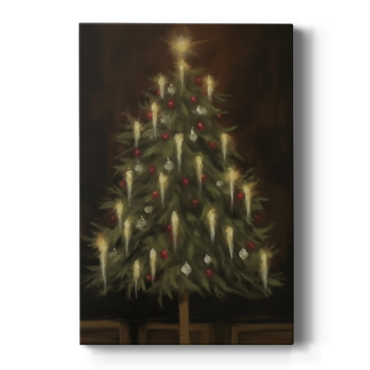 Warm Lantern Hearth at Eve - Canvas Art Print