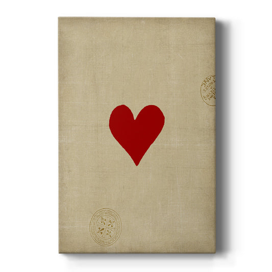 Small Heart Premium Gallery Wrapped Canvas - Ready to Hang