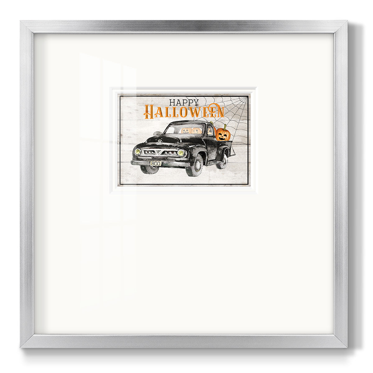 Happy Halloween - Double Matboard Framed Print
