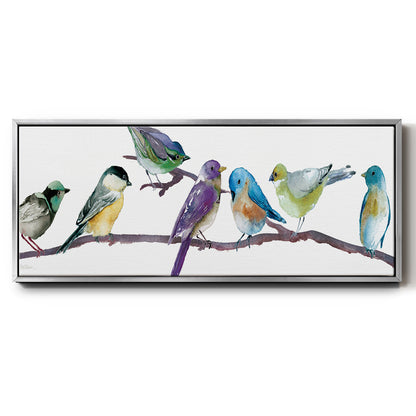 Colorful Spot - Floater Framed Canvas Print
