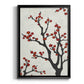 Red Berry Branch II - Modern Framed Canvas Print