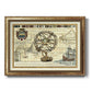 Nautical Map I Premium Framed Canvas- Ready to Hang