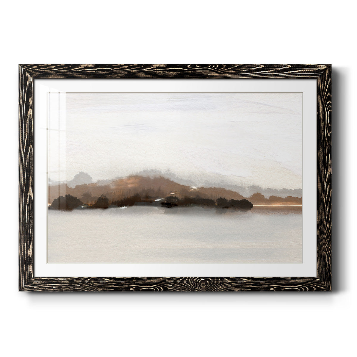 Slauson Mountain at Dusk - Barnwood Framed Art Print