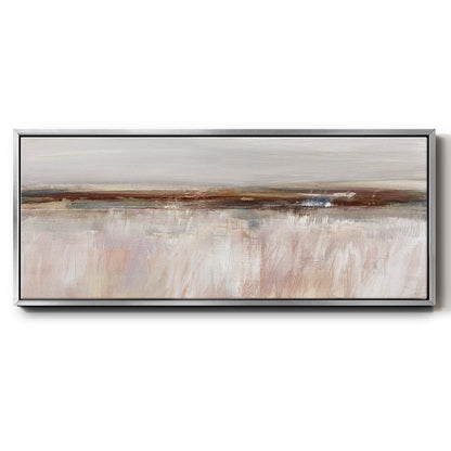 Guilded Field - Floater Framed Canvas Print