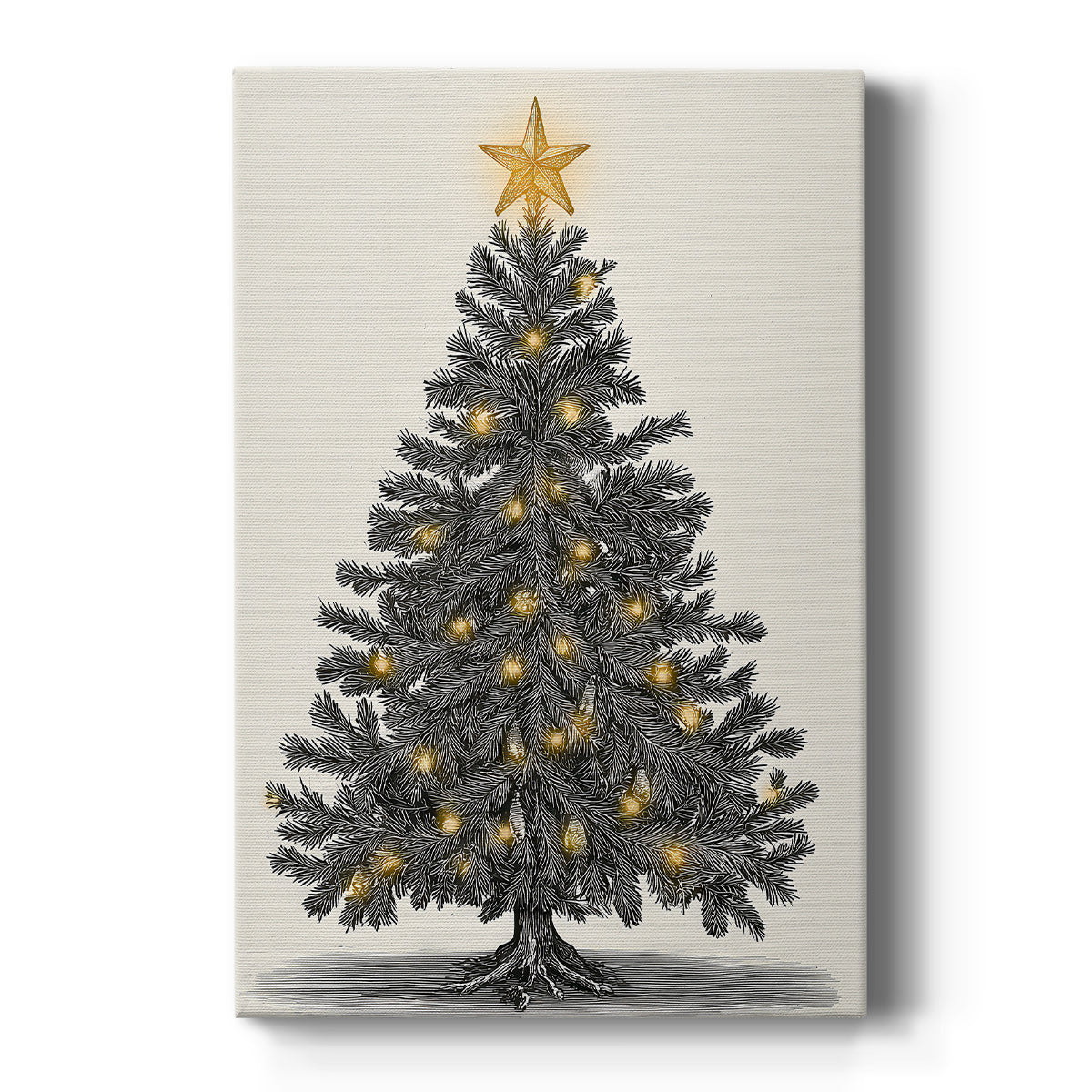 Silver Skies Hearth - Canvas Art Print