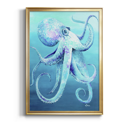 Octopus - Modern Framed Canvas Print