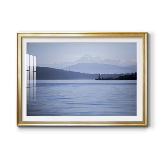 Blue Serenity Premium Framed Print - Ready to Hang