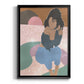 Curly Lady II - Modern Framed Canvas Print