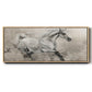 Majestic Stallion I - Floater Framed Canvas Print