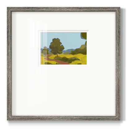 Bright Park I Premium Framed Print Double Matboard