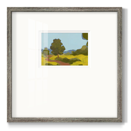 Bright Park I Premium Framed Print Double Matboard