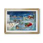 Warm Holiday Memories - Modern Framed Art Print