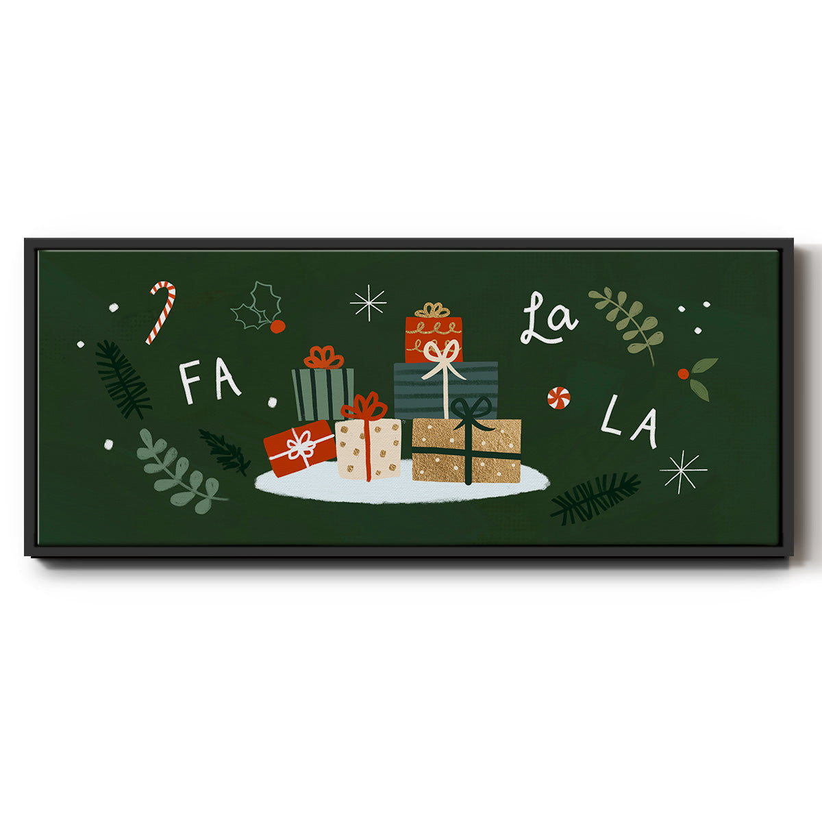 Little St. Nick Collection D - Floater Framed Canvas Print